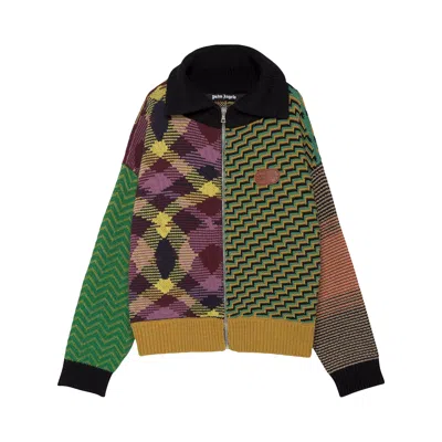 Pre-owned Palm Angels X Missoni Patchwork Cardigan 'multicolor' | Multi-color | Men's Size Xl