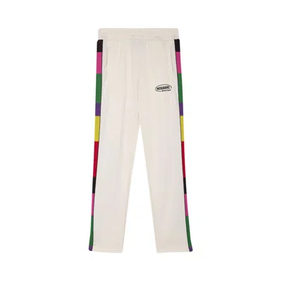 Pre-owned Palm Angels X Missoni Track Pants 'off White/black' In Cream