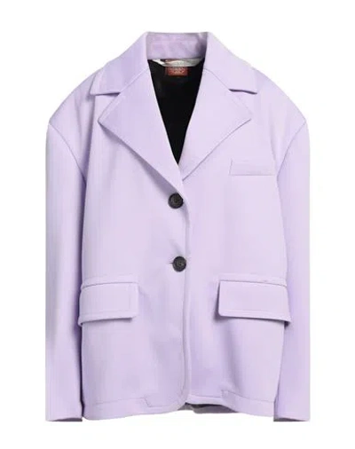 Palm Angels X Missoni Woman Blazer Lilac Size 8 Polyester In Purple