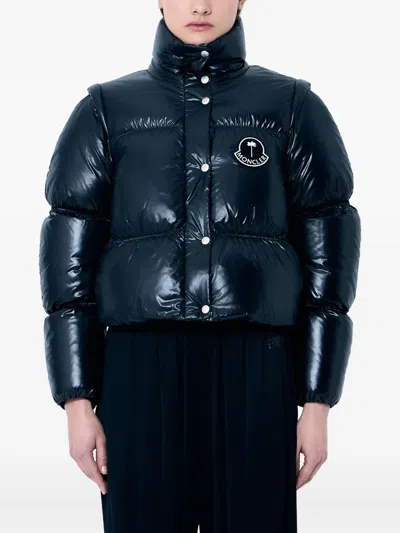 Palm Angels X Moncler Logo-patch Down Jacket
