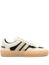Palm Angels X Moncler Monaco 2 Sneakers In Neutral