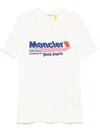 Palm Angels X Moncler Racing T-shirt Moncler X Palm Angels In White