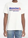 Palm Angels X Moncler Racing T-shirt Moncler X Palm Angels In White