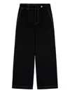 Palm Angels X Moncler Racing Trousers In Black