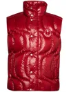 Palm Angels X Moncler X Palm Angels Gwenyth Gilet In Red