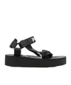 Palm Angels X Suicoke Depa Logo Printed Sandals In Black