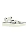 Palm Angels White Suicoke Edition Depa Sandals In White