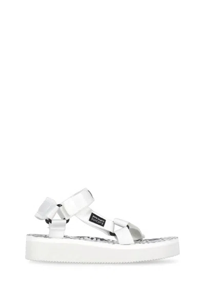 Palm Angels X Suicoke Depa Sliders In White