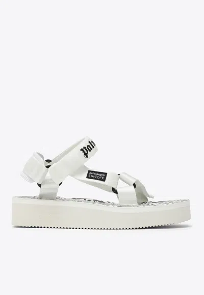 PALM ANGELS X SUICOKE MONOGRAM DEPA SANDALS