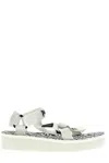 Palm Angels White Suicoke Edition Depa Sandals In White/black