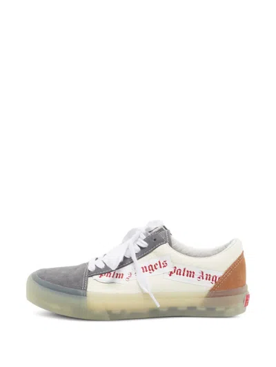 Pre-owned Palm Angels X Vans Old Skool Vlt Lx Sneakers In Gray