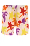Palm Angels X Vilebrequin Graffiti Print Swimsuit In Multi