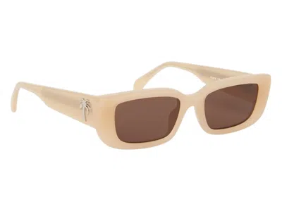 Pre-owned Palm Angels Yosemite Sunglasses In Sand Brown (peri056s24pla0011764)
