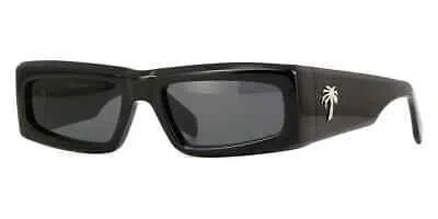 Pre-owned Palm Angels Yreka Peri055s24pla0011007 Black In Gray