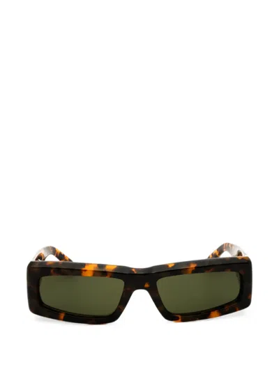 Palm Angels Yreka Rectangle-frame Sunglasses In Multi