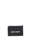 Palm Angels Zip Card Holder Caviar