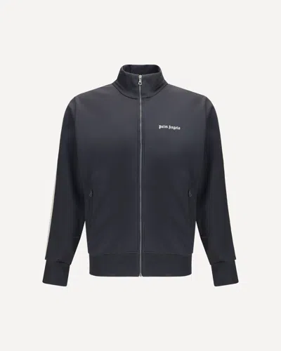 Palm Angels Classic Logo Track Jacket In Blue