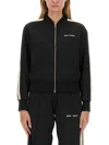 Palm Angels Track Sweatshirt Polyester Noir In Black