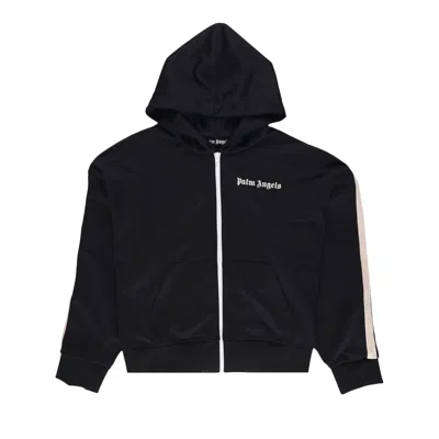 Pre-owned Palm Angels Zip Track Hoodie 'black'