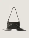 Palm Angels Zip-up Giorgina Bag In Black