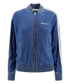 Palm Angels Blue Embroidered Track Jacket