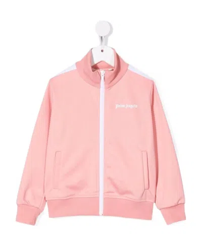 PALM ANGELS PALM ANGELS KIDS LOGO PRINTED TRACK JACKET