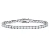 Palm Beach Jewelry 14.80 Tcw Princess Cut Cubic Zirconia Silvertone Tennis Bracelet 7-inch