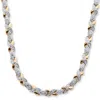 Palm Beach Jewelry 1/5 Tcw Diamond X And O Necklace In 18k Gold-plated