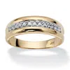 Palm Beach Jewelry 1/5 Tcw Round Diamond Wedding Band In 10k Gold In White