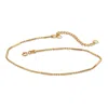 Palm Beach Jewelry 18k Yellow Gold-plated Sterling Silver Bar And Bead Link Ankle Bracelet 11"