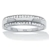 Palm Beach Jewelry .24 Tcw Diamond Sterling Silver Band Ring