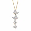 Palm Beach Jewelry 2.74 Cttw. Cubic Zirconia Gold-plated Butterfly Pendant Necklace 18"-20"