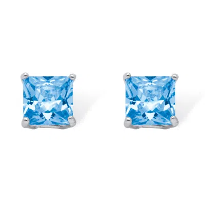 Palm Beach Jewelry .925 Sterling Silver Stud Birthstone Earrings In Multi