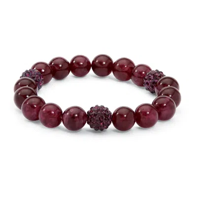 Palm Beach Jewelry Agate & Simulated Birthstone Stretch Bracelet