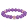 Palm Beach Jewelry Agate & Simulated Birthstone Stretch Bracelet