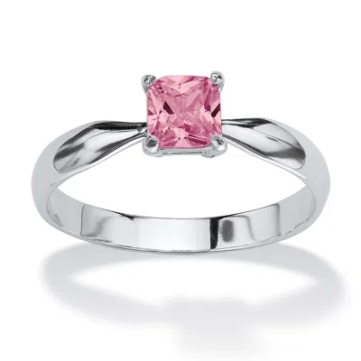 Palm Beach Jewelry Birthstone .925 Silver Solitaire Ring