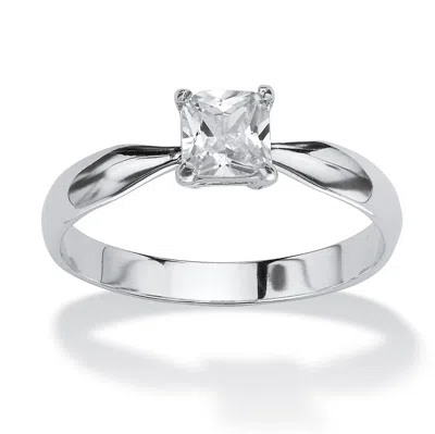 Palm Beach Jewelry Birthstone .925 Silver Solitaire Ring