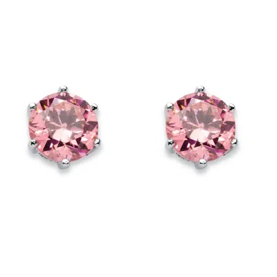 Palm Beach Jewelry Birthstone .925 Sterling Silver Stud Earrings