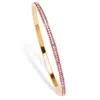 Palm Beach Jewelry Birthstone Bangle Bracelet In Goldtone