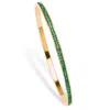 Palm Beach Jewelry Birthstone Bangle Bracelet In Goldtone