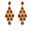 Palm Beach Jewelry Birthstone Goldtone Chandelier Earrings