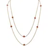 Palm Beach Jewelry Birthstone Necklace In Yellow Goldtone