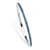 Palm Beach Jewelry Birthstone Silvertone Eternity Bangle Bracelet