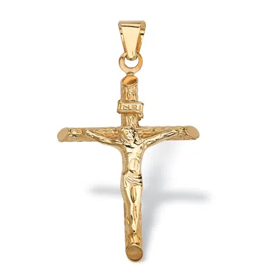 Palm Beach Jewelry Crucifix Pendant In 14k Gold In Yellow