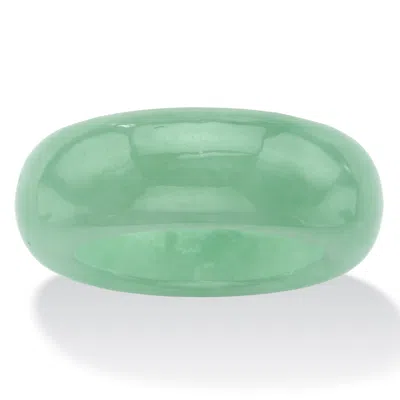 Palm Beach Jewelry Genuine Green Jade Polished Ring