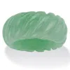 Palm Beach Jewelry Genuine Green Jade Shrimp-style Ring In Multi