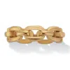 Palm Beach Jewelry Gold Ion-plated Chain Link Style Ring In Yellow
