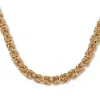 Palm Beach Jewelry Goldtone Byzantine-link Necklace 18-inch Length