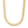 Palm Beach Jewelry Goldtone Herringbone Chain Necklace 18-20.5 Inch
