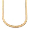 Palm Beach Jewelry Herringbone Necklace In .925 Sterling Silver With A Goldtone Finish